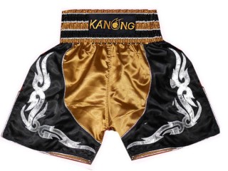 Boxing Shorts : KNBSH-202-Gold-Black